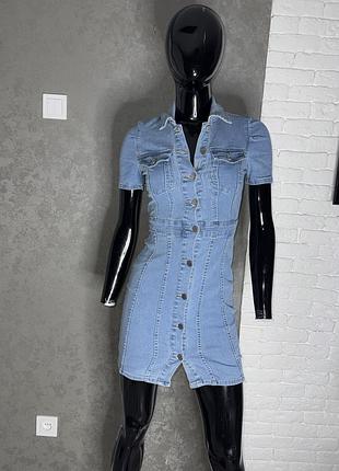 Джинсова сукня плаття на гудзиках shein, xs