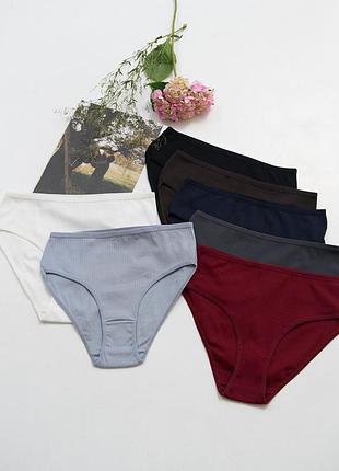 Набор женских трусиков недельок plus size - 7 шт. - 724177