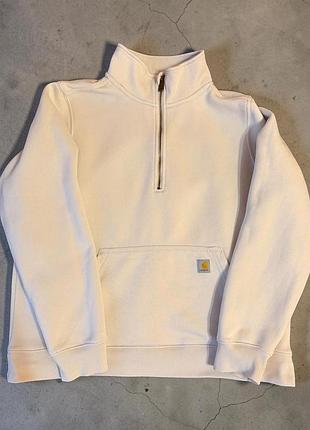 Женский свитшот худи carhartt half-zip fleece (размер xl / оверсайз)