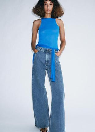 Джинсы zw collection wide leg от zara