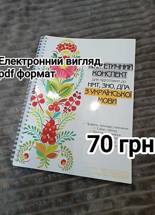 Конспект для підготовки до нмт з української мови