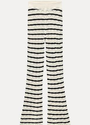 Вʼязані штани zara