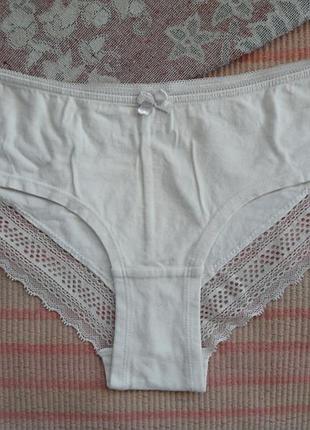 Білі мереживні трусики body s nkd.