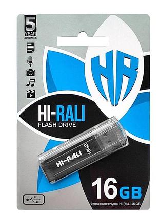 Флешпам'ять hi-rali stark usb 2.0 16 gb black