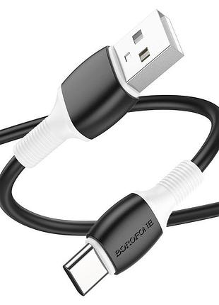 Кабель usb borofone bx84 для зарядки и передачи данных usb на usb-c, 1м, ток до 3a no2