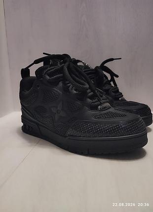Кросівки louis vuitton skate black 42- устілка 27 см