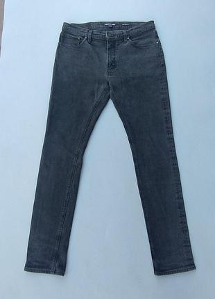 Джинсы мужские зауженные стрейчевые michael kors kent skinny fit, w33,l34.