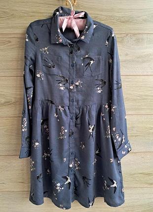 Платье h&m 8-9л платье под джинс 134см