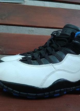 Кроссовки nike air jordan 10 retro «orlando» (us 9.5 / 43р / 27.5 см) оригинал