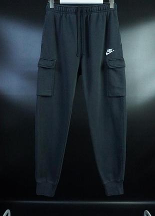 Чоловічі спортивні карго штани | оригінал | nike m nsw club pant cargo bb black | size s