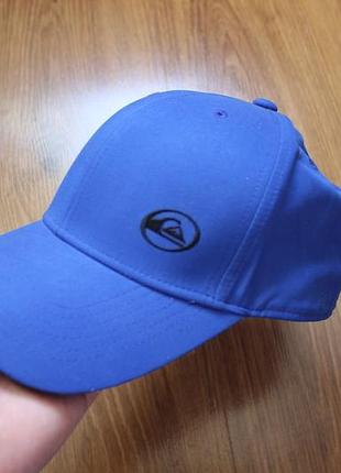 Бейсболка унисекс кепка quiksilver one size синяя