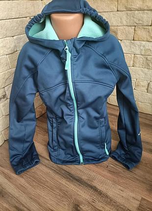 Демісезонна куртка softshell для дівчинки 9-10 років
