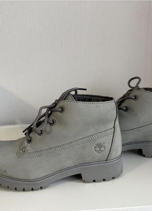 Жіночі сірі ботинки timberland демісезонні жіночі ботинки