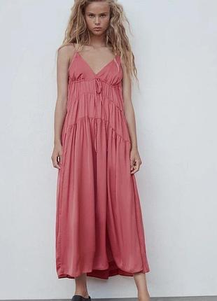 Сукня сарафан міді zara
