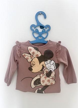 Лонгслів disney minnie c&a 74 см, 6–9 міс