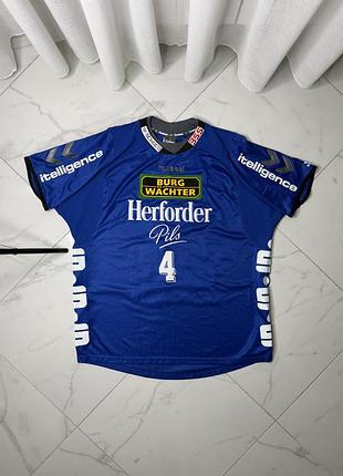Оригінальна ігрова гандбольна джерсі hummel клубу gwd minden (німеччина)