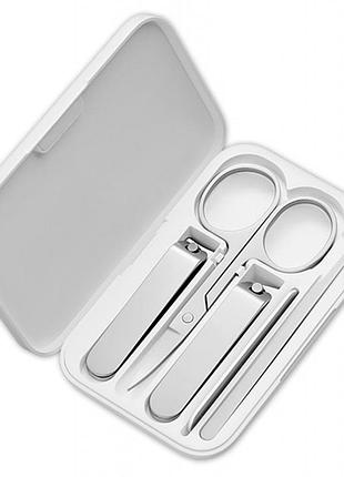 Манікюрний набір xiaomi mijia splash-proof nail clippers set version 5 in 1 silver