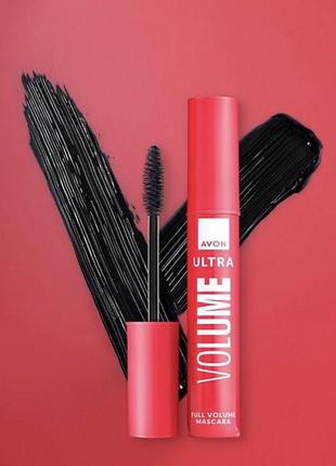Туш для вій «ультраоб'єм», avon 10мл
