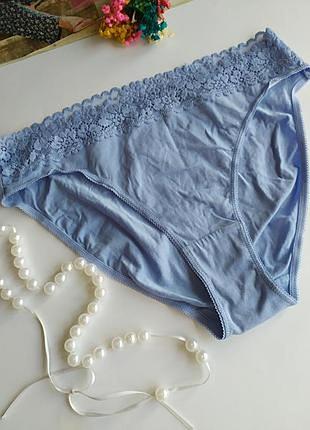 Коттоновые трусики с кружевом f&amp;f, eur 42, u9 14