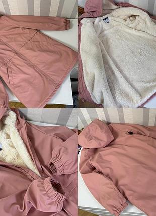 Kiabi супер теплий дощовик повністю на штучному хутрі. нереально но теплий та зручний на 11/12 років зріст 140/146/152