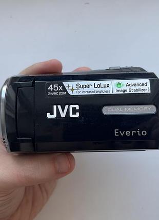 Винтажная y2k видеокамера 2000х камера jvc everio gz-ms215 konica minolta