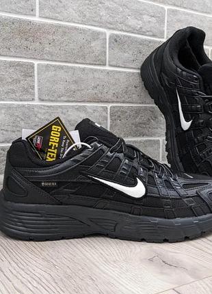 Кросівки nike p-6000 gore-tex black white