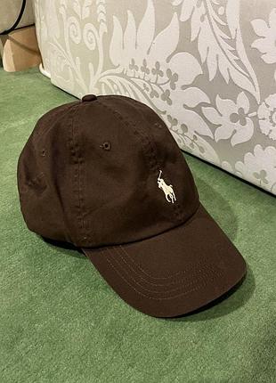 Кепка polo ralph lauren коричнева