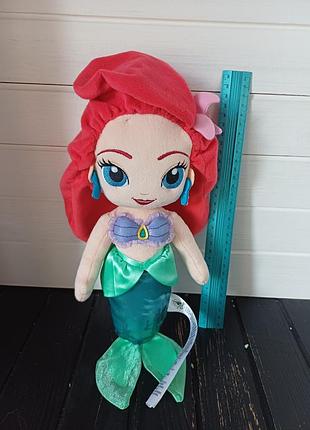 Плюшева м'яка лялька русалонька аріель із серії disney store princess plush doll кукла куколка русалка русалочка