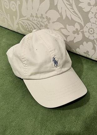 Кепка polo ralph lauren молочна