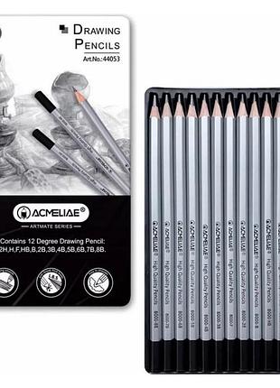 Набор карандашей "drawing pencils" acmeliae 44053, 12 видов