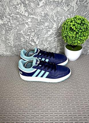Adidas hoops кроссовки 37 размер спортивные сникерсы кожаные