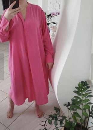 Легкое платье 👗 рубашка большого размера