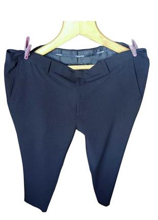Брюки calvin klein trousers stretch black.