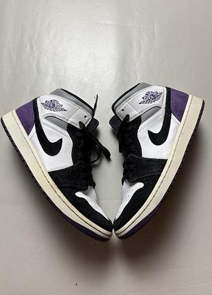 Nike air jordan 1  mid кроссовки