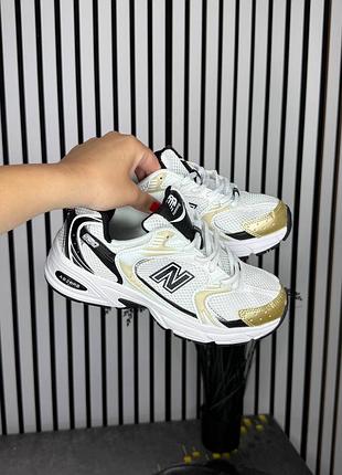 Кросівки new balance 530 white/gold/black