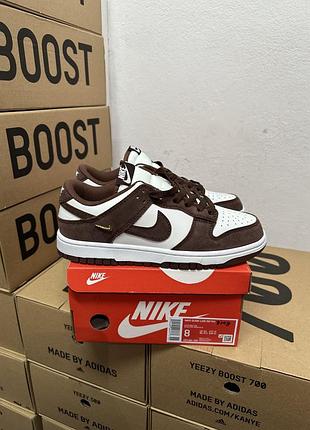 Кроссовки nike sb dunk sail brown/найк сб б б) шоколадные замшевые 38 39 40 41 42