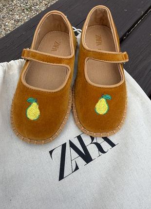 Дитячі туфлі, дитячі балетки zara