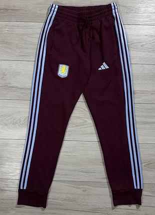 Футбольные спортивные штаны адидас астон вила adidas aston villa fc joggers, s, оригинал