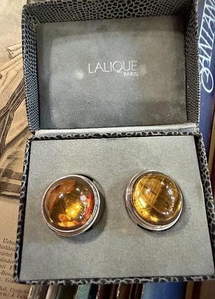 Lalique лалік сережки оригінал нові в коробці