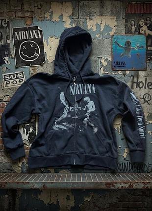 Худі / зіпка nirvana h&m divided (розмір s)
