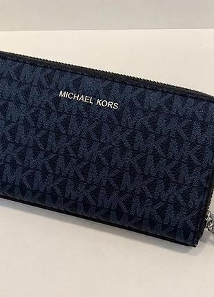 Гаманець michael kors continental темно-синій mk з біркою