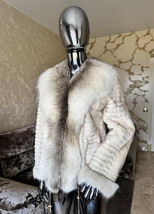 Шуба норкова норка saga furs
