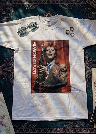 Вінтажна футболка david bowie