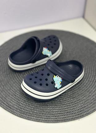 Крокси на хлопчика крокси для хлопчиків шльопанці сині крокси crocs