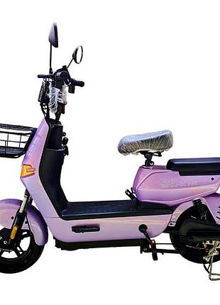 Велосипед з електромотором spark r8 14" 60v/800w/20ah lifepo4 бузковий