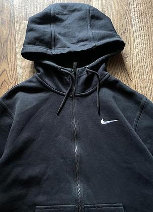Чорна зіп худі кофта nike 3