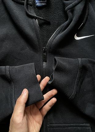 Чорна зіп худі кофта nike 5