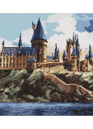 Алмазная мозаика "harry potter: хогвартс днём" ©warner bros amo20360, 40х50 см