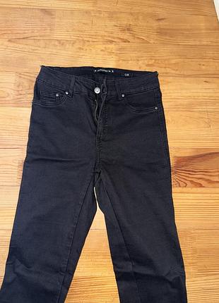 Чорні джинси reserved slim y2k нові розмір xs (34)