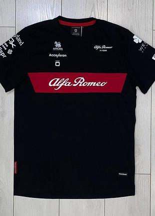 Мужская футболка alfa romeo f1 team official size m-l